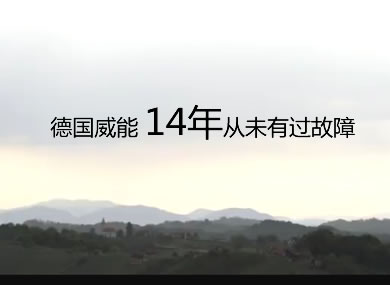 德國(guó)威能14年從未有過故障